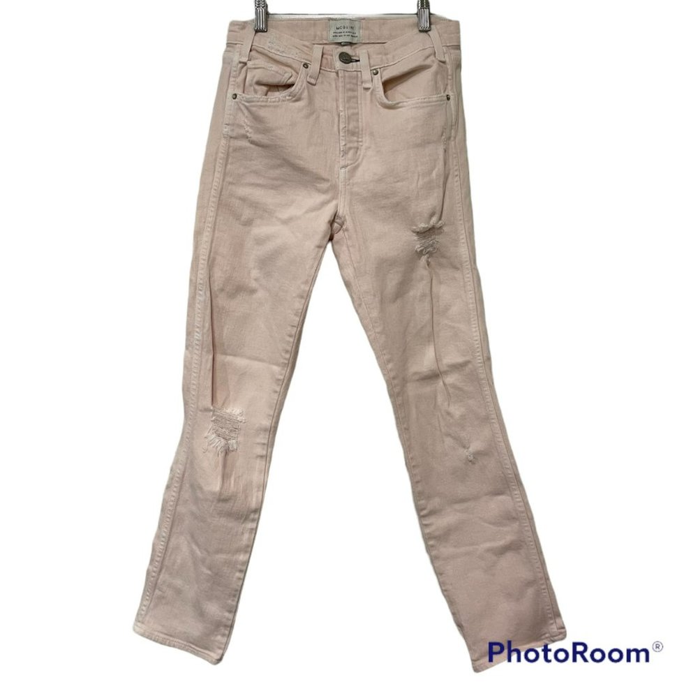 McGuire Baby Pink Distressed Jeans